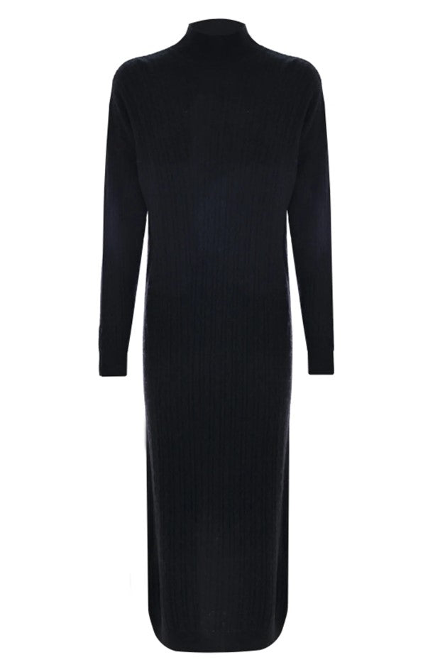 Jurken lange mouw zwart Kocca