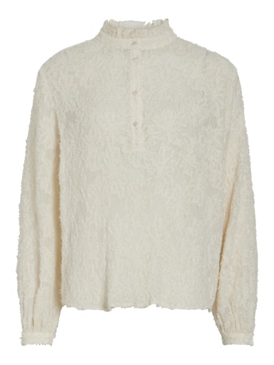 Blouses lange mouw beige VILA