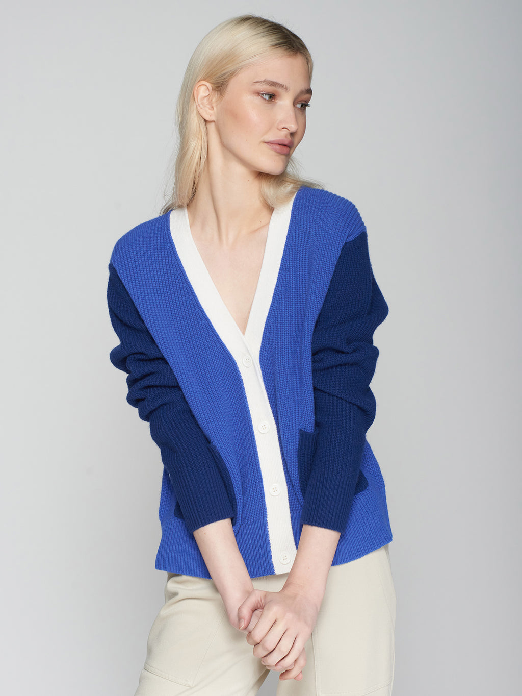 Cardigans navy Vilagallo