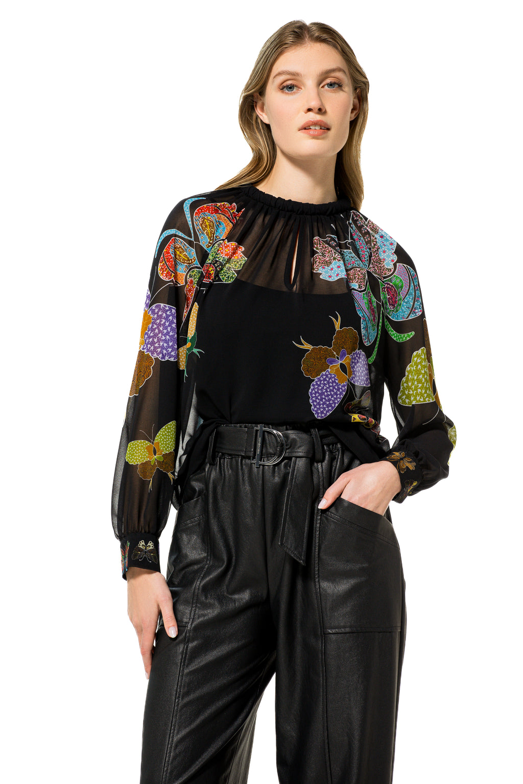 Blouses lange mouw multicolor Caroline Biss