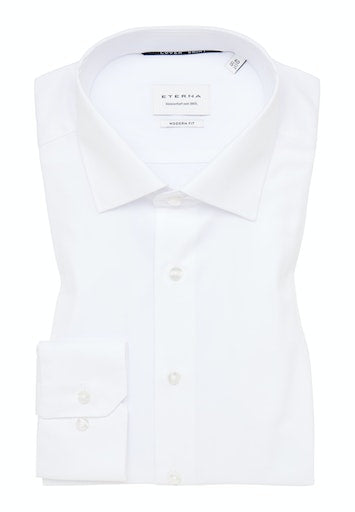 Hemden extra lange mouw wit ETERNA