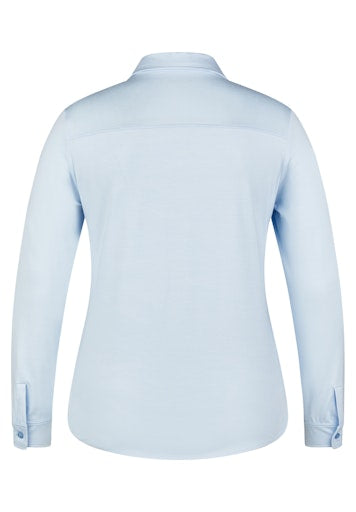 Blouses lange mouw blauw Rabe