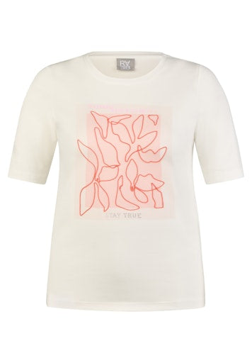 T-shirts korte mouw beige Rabe