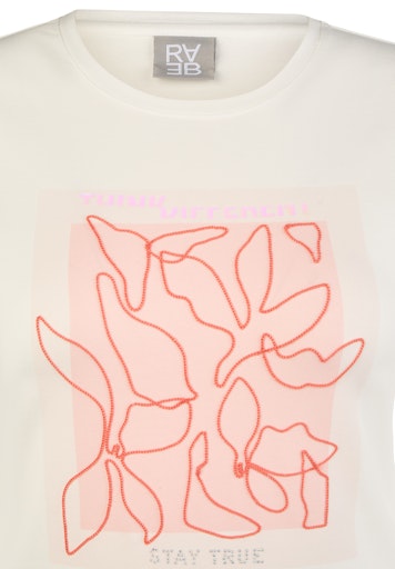 T-shirts korte mouw beige Rabe