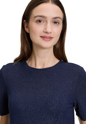 Blouses korte mouw navy Betty & Co