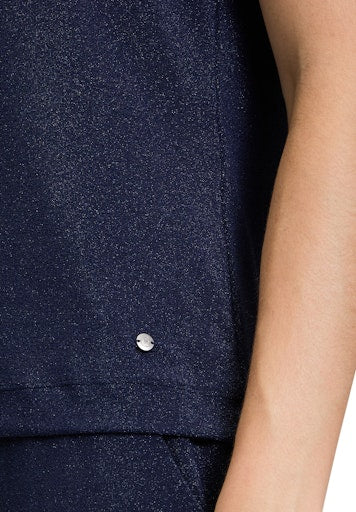 Blouses korte mouw navy Betty & Co