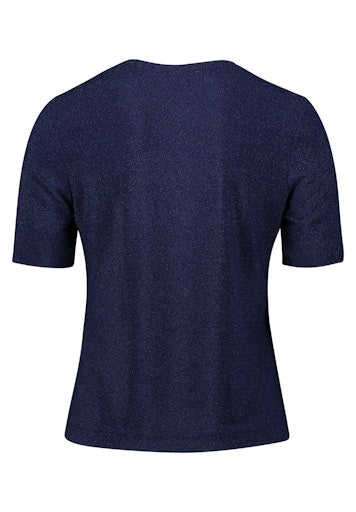 Blouses korte mouw navy Betty & Co
