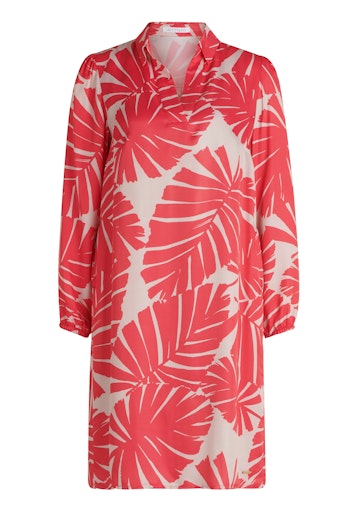 Jurken lange mouw beige Betty & Co