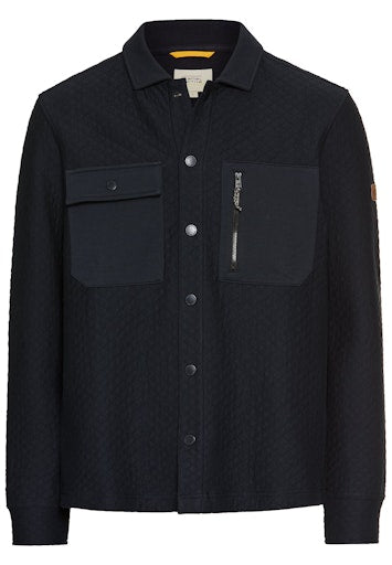 Hemden lange mouw blauw Camel active