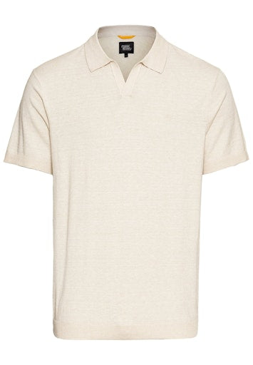Polo's korte mouw beige Camel active