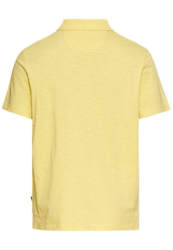 Polo's korte mouw geel Camel active