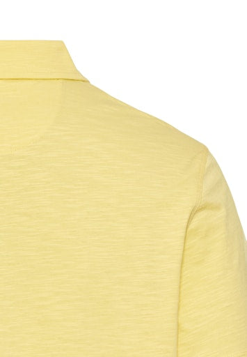 Polo's korte mouw geel Camel active