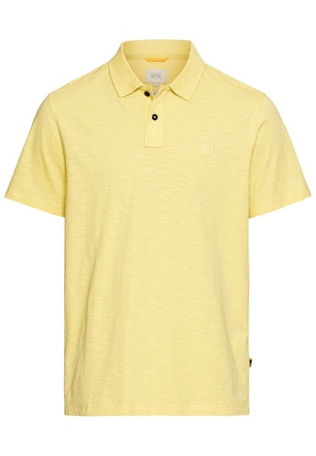 Polo's korte mouw geel Camel active