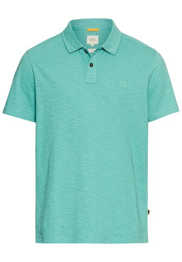 Polo's korte mouw groen Camel active