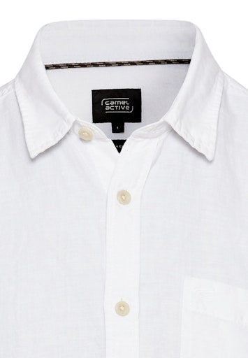 Hemden lange mouw wit Camel active