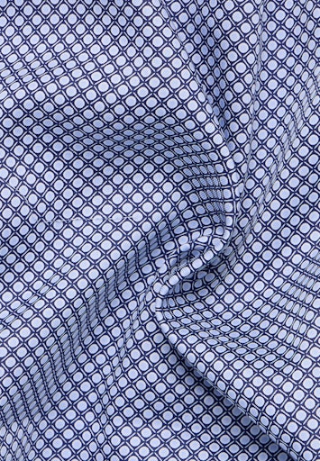 Hemden lange mouw blauw ETERNA