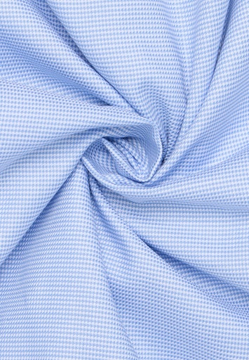 Hemden korte mouw blauw ETERNA