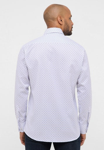 Hemden lange mouw blauw ETERNA