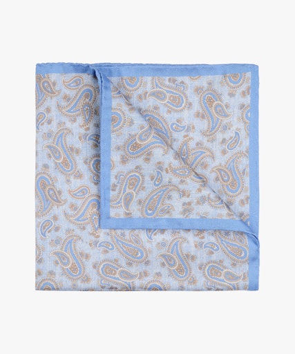 Zakdoeken blauw Profuomo