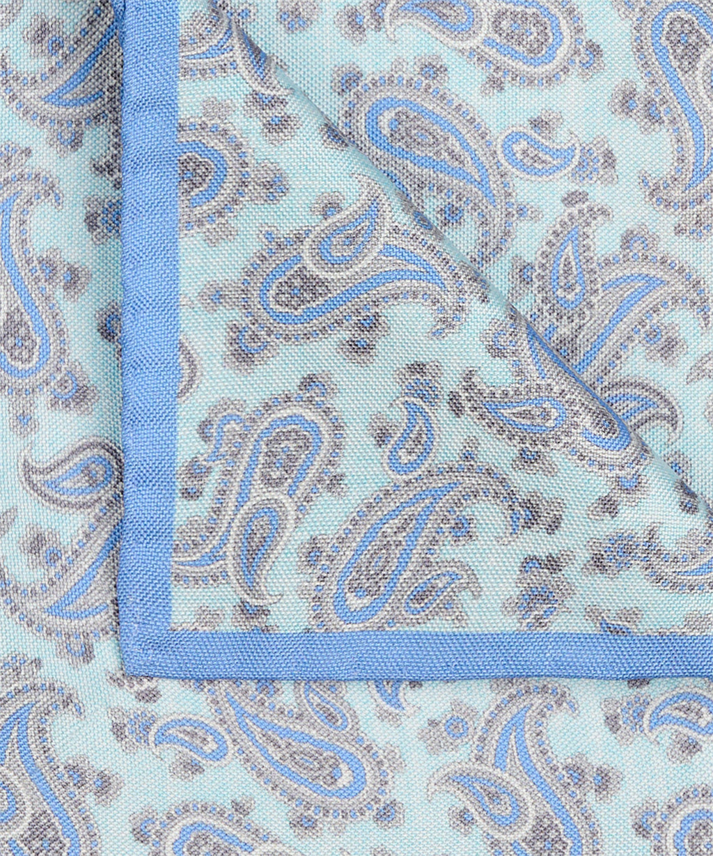 Zakdoeken blauw Profuomo