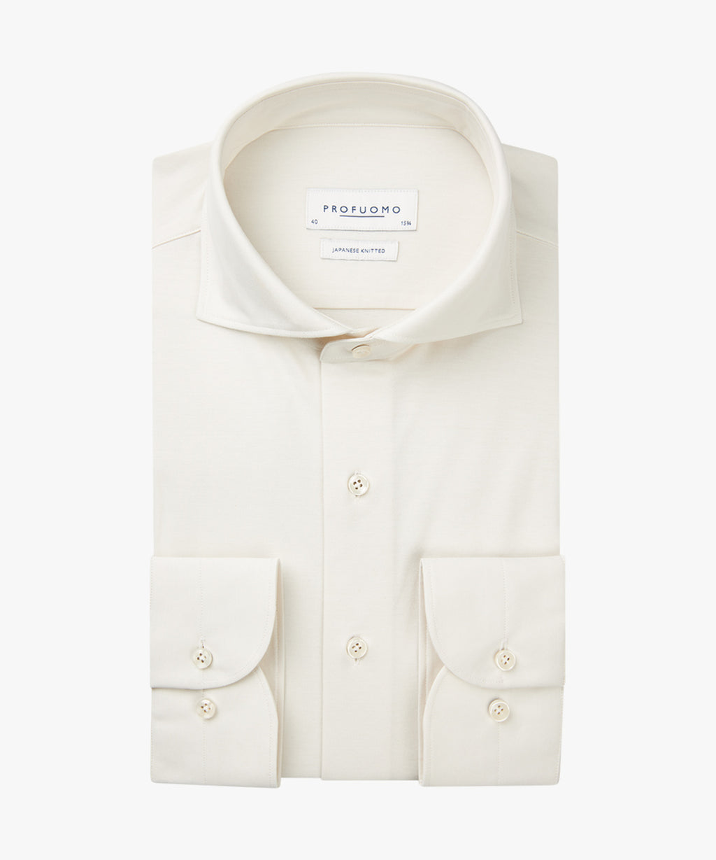 Hemden lange mouw wit Profuomo