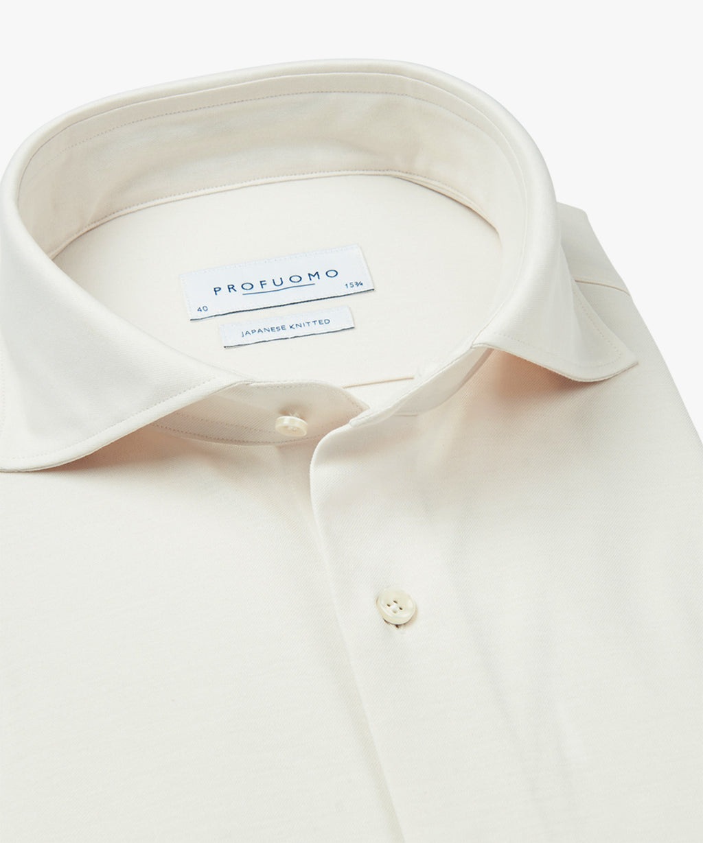 Hemden lange mouw wit Profuomo