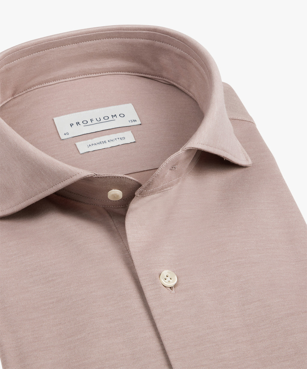 Hemden lange mouw roze Profuomo