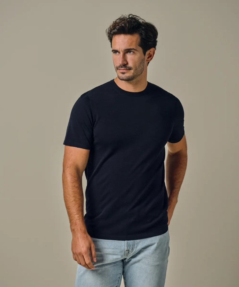 T-shirts korte mouw navy Profuomo