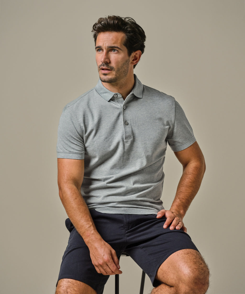 Polo's korte mouw groen Profuomo