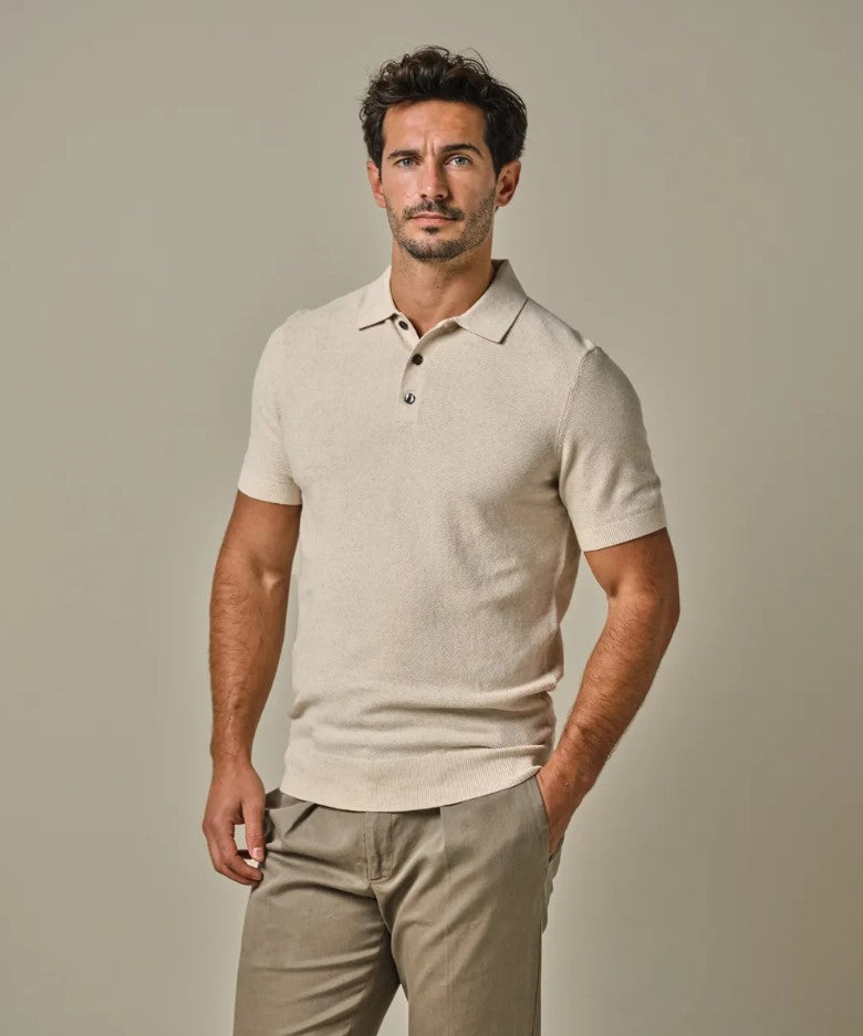 Polo's korte mouw wit Profuomo