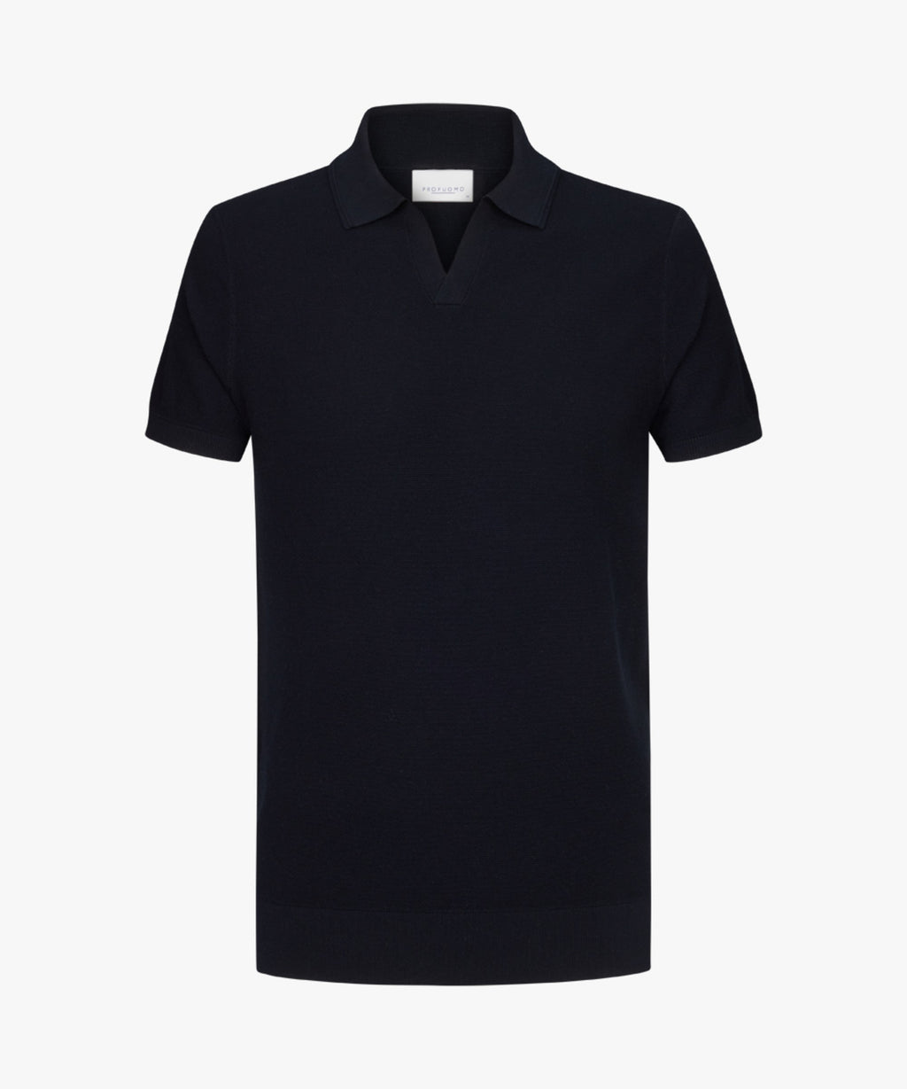 Polo's korte mouw navy Profuomo