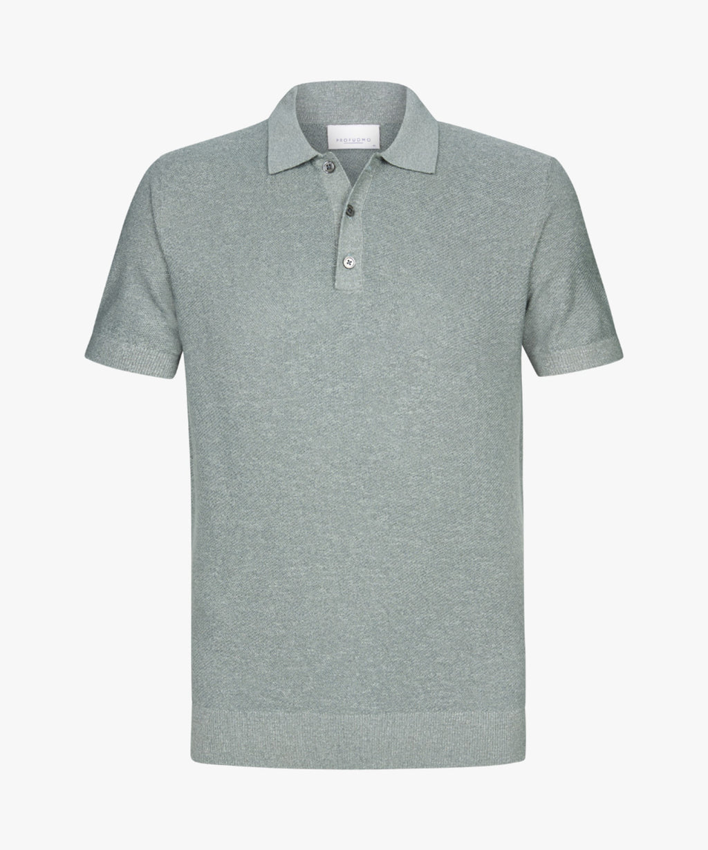 Polo's korte mouw groen Profuomo