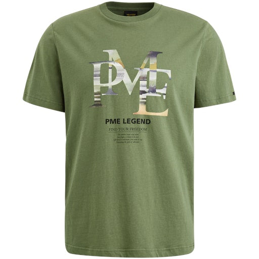 T-shirts korte mouw groen PME