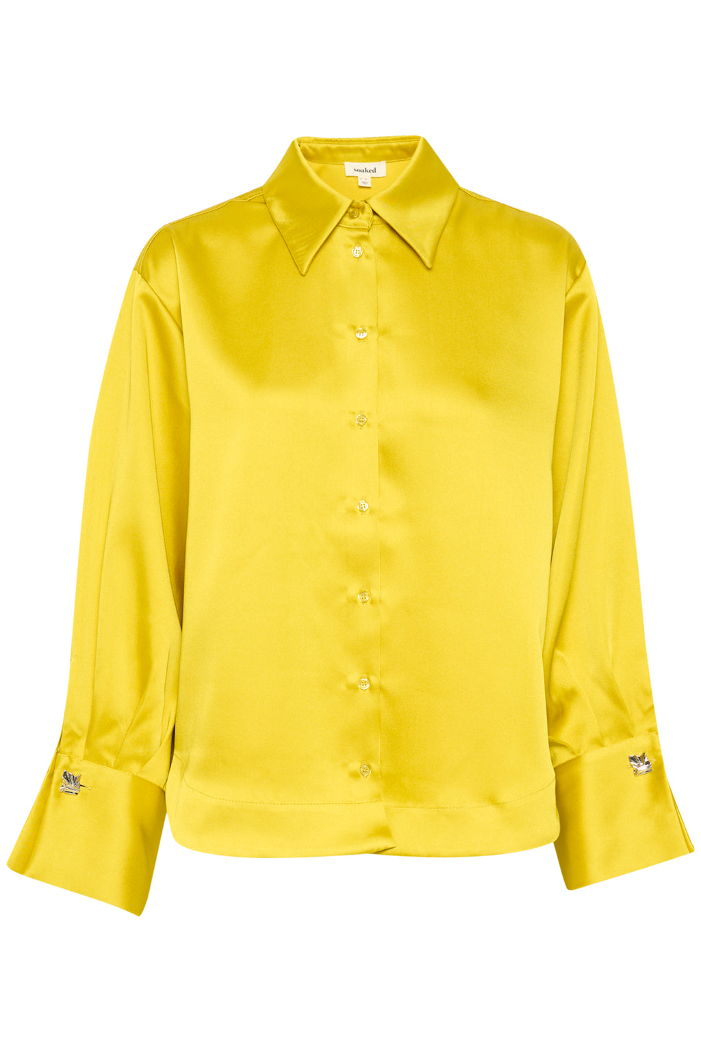 Blouses lange mouw geel Soaked In Luxury