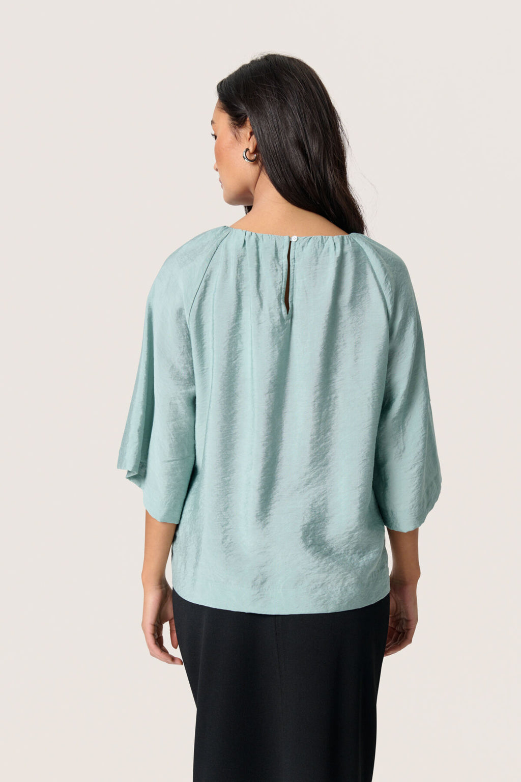 Blouses korte mouw groen Soaked In Luxury