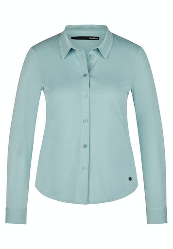 Blouses lange mouw groen LeComte