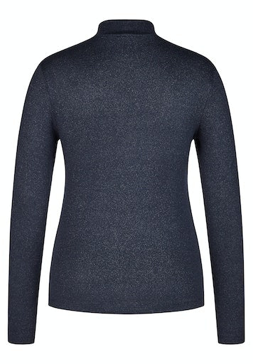 T-shirts lange mouw navy LeComte