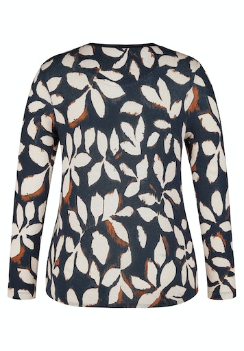 T-shirts lange mouw navy LeComte