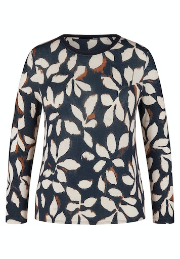 T-shirts lange mouw navy LeComte