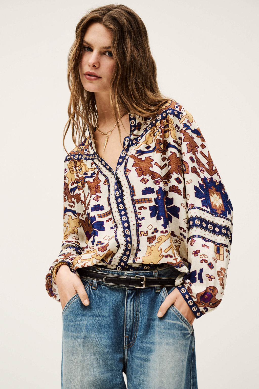 Blouses lange mouw multicolor ba&sh