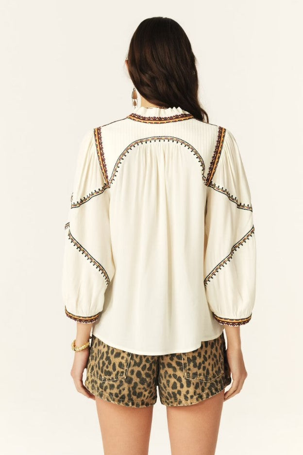 Blouses lange mouw beige ba&sh