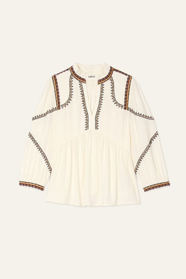Blouses lange mouw beige ba&sh