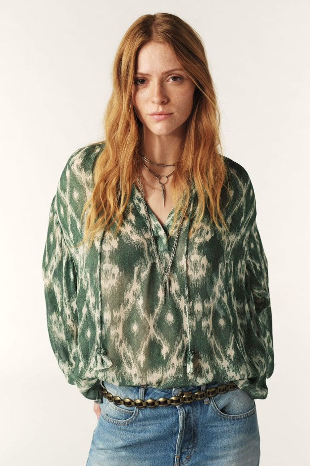 Blouses lange mouw groen ba&sh