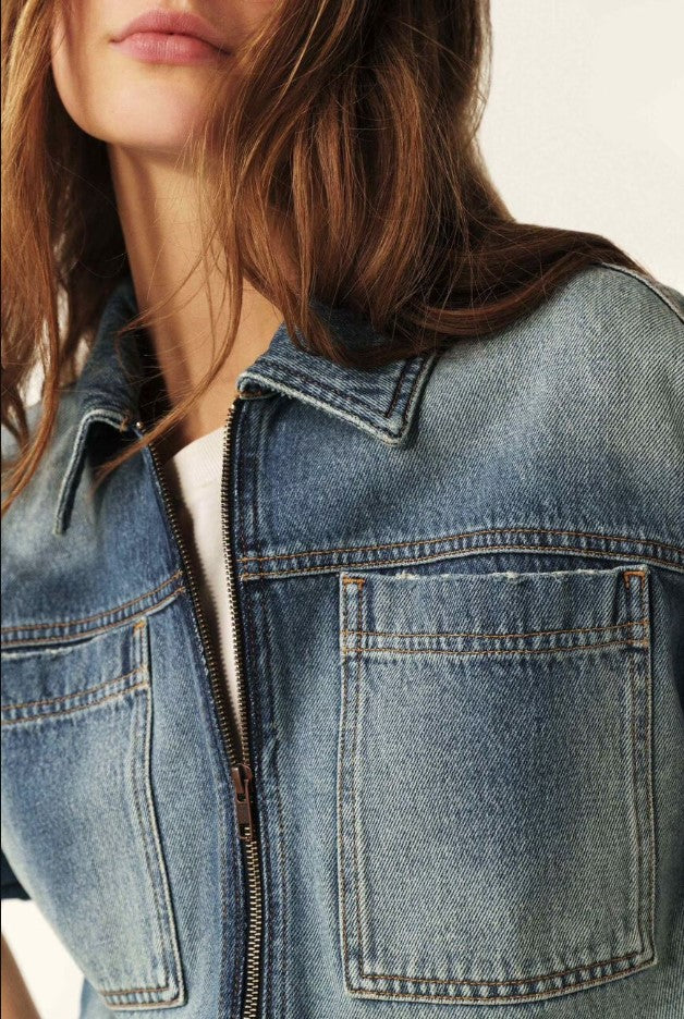 Jeansjassen blauw ba&sh