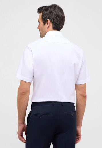 Hemden korte mouw wit ETERNA