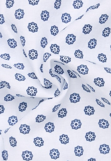 Hemden lange mouw blauw ETERNA