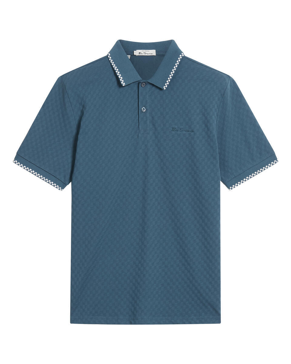 Polo's korte mouw blauw Ben Sherman