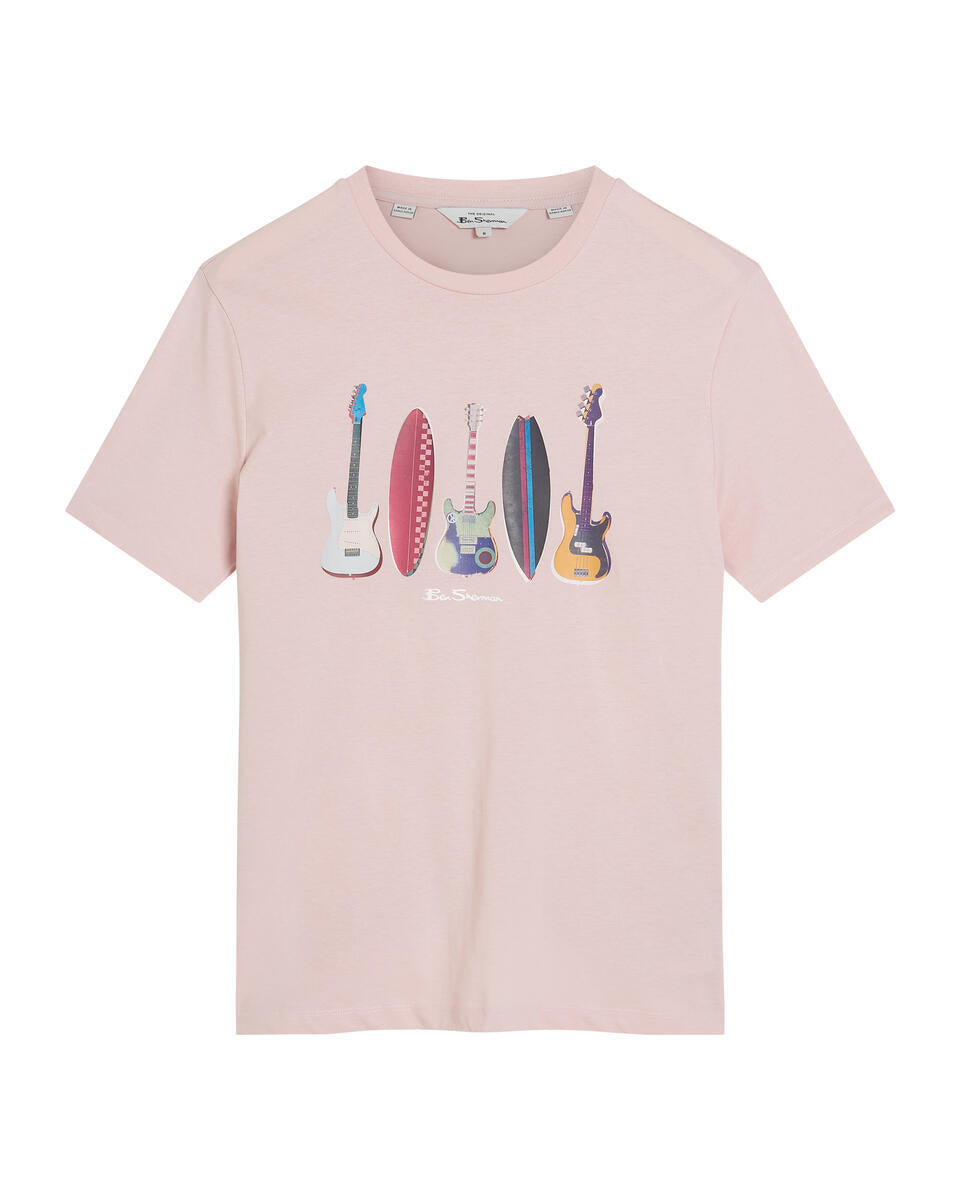 T-shirts korte mouw roze Ben Sherman