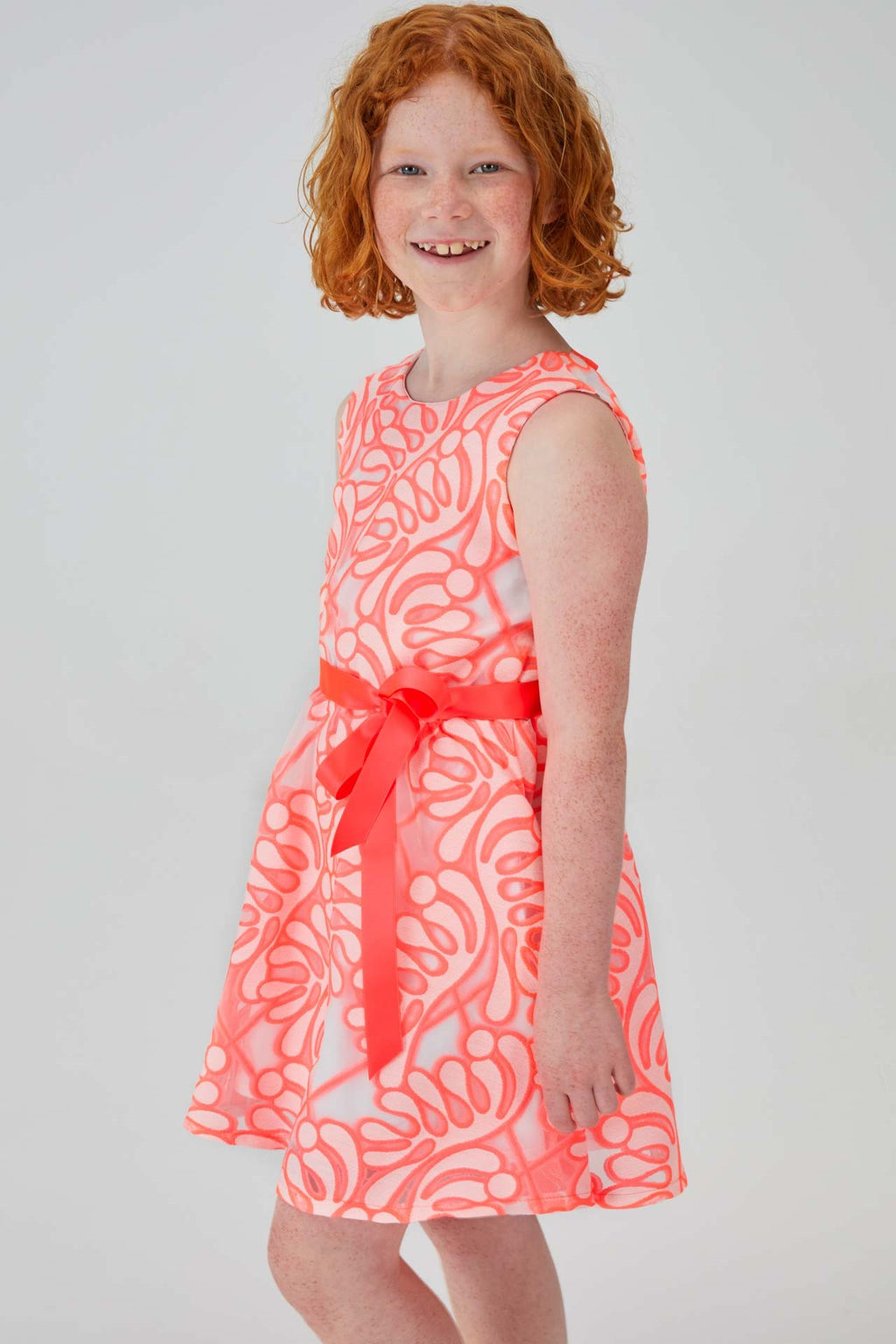 Jurken zonder mouw roze Blue Bay