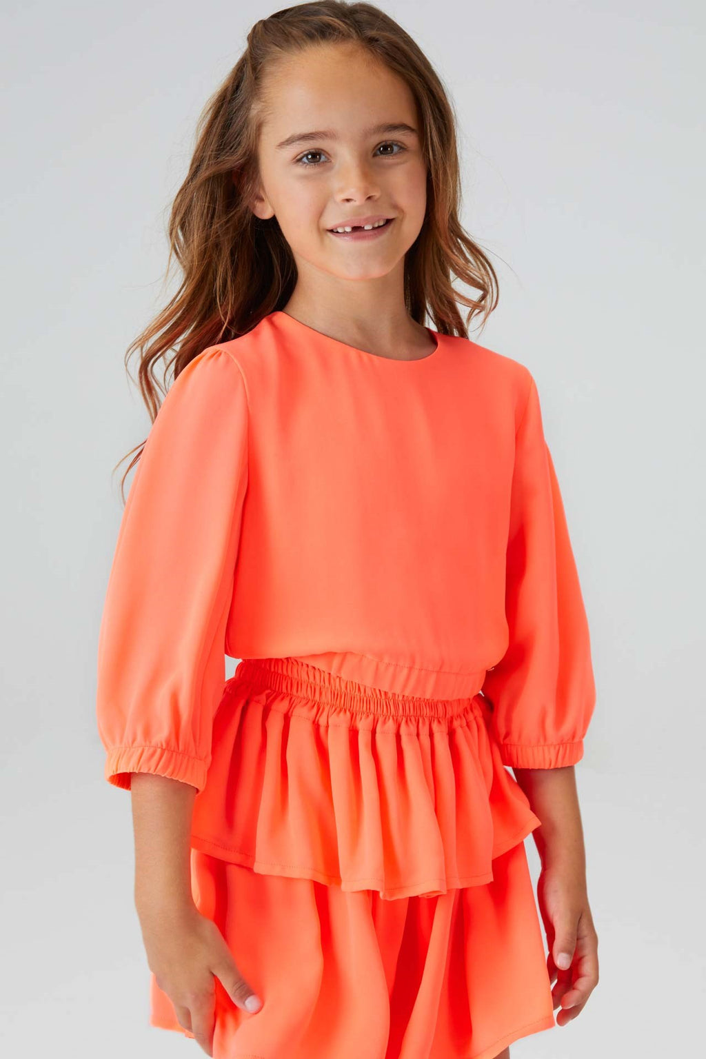 Blouses lange mouw roze Blue Bay